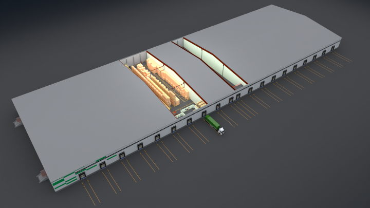 3D Warehouse Samsung SDS Vladivostok