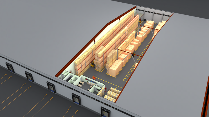 3D Warehouse Samsung SDS Vladivostok