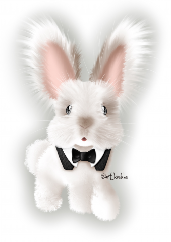 Пушистый кролик