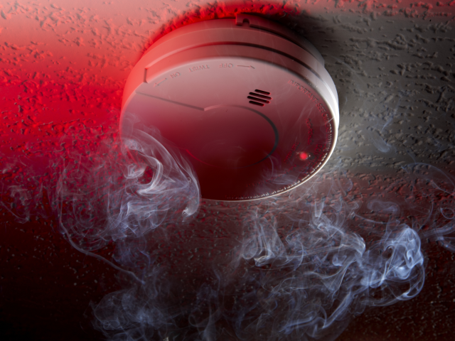 Описание принципа работы оптического детектора дыма (EN-RU)