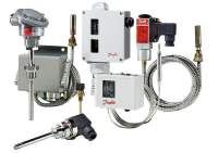Описание реле давления и температуры Danfoss (англ.-рус.)