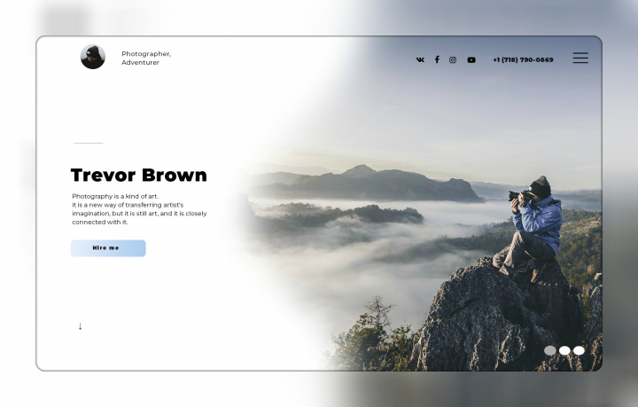 Сайт фотографа