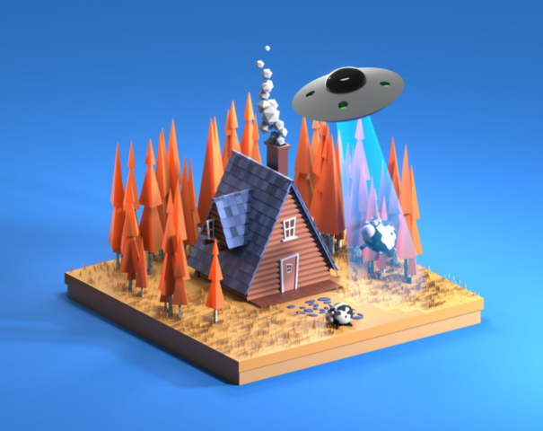 Низкополигональное 3D-моделирование