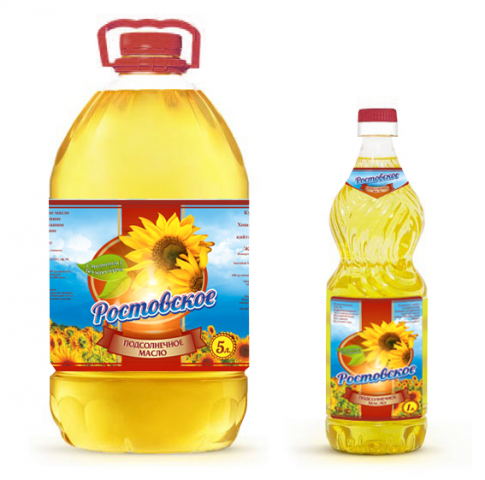 Этикетка для растительного масла