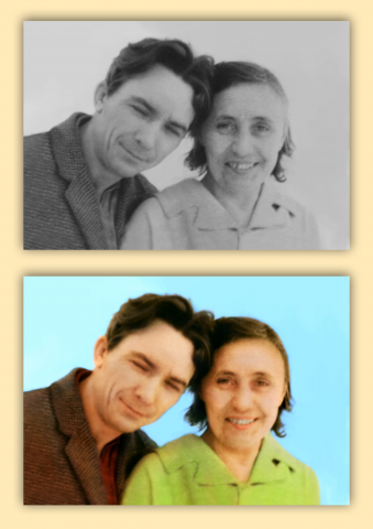 Ретуширование и колорирование старой фотографии