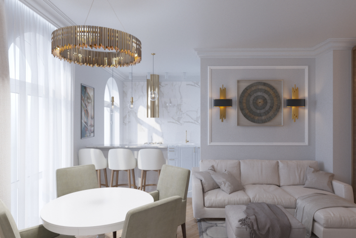 3х комнатная квартира (Современная классика)