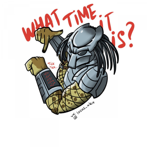 Стикер Хищник