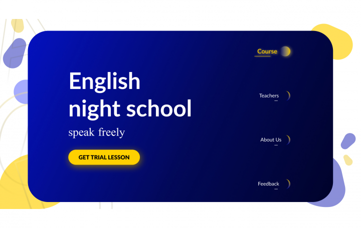 Landing page - English School (web site)