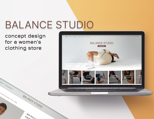 BALANCE STUDIO (web site) - online store
