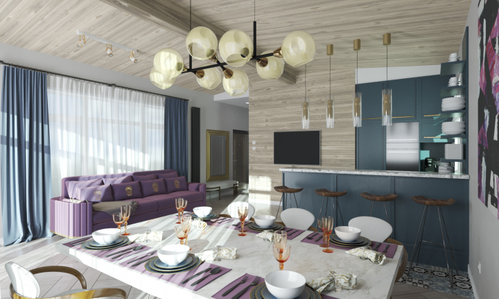 Интерьер коттеджа