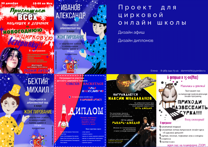Проект для цирковой школы