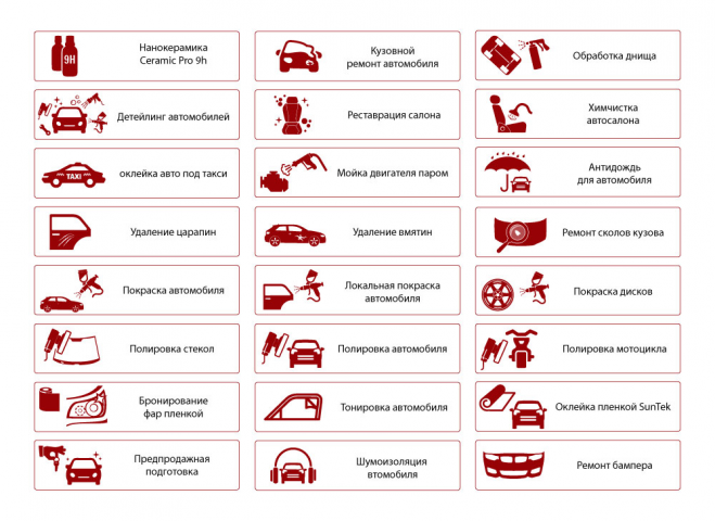 24 иконки для автосервиса