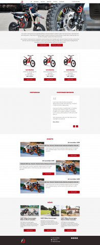 Верстка сайта "OSET Bikes"