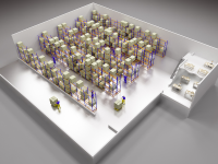 Визуализация складского комплекса