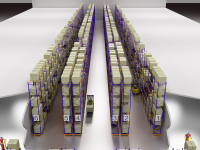 Визуализация складского комплекса