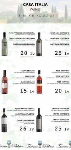 Винная карта