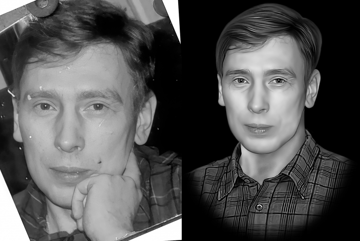 Портрет для гравировки.