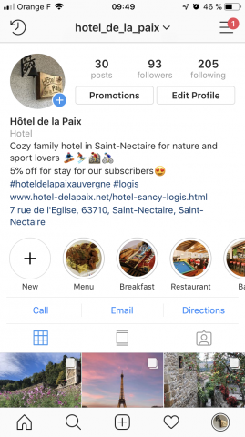 Профиль Hotel de la Paix