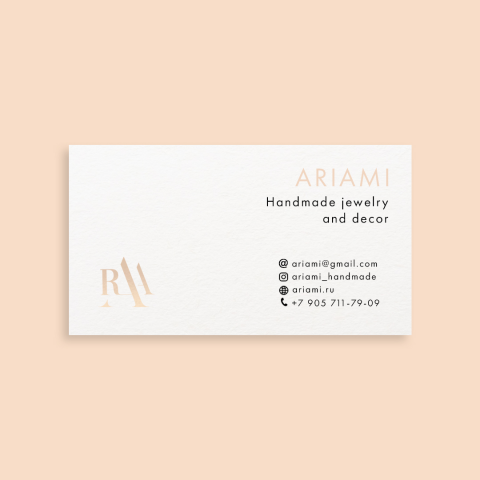 визитка ariami