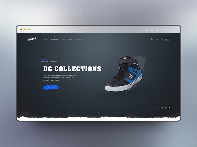 Range, продажа обуви