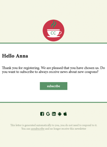 Дизайн E-mail письма