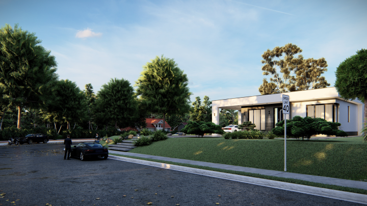 Одноэтажный коттедж 130 м.кв.