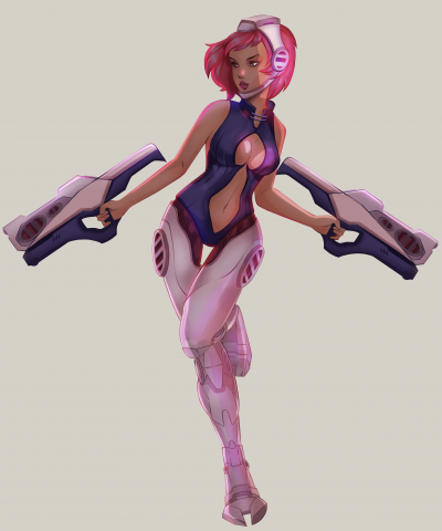 Антропоморфный концепт для видео игры