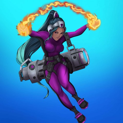 Дизайн персонажа для игры Heroes of Mavia