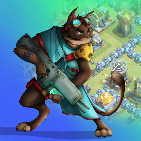 Дизайн персонажа для игры Heroes of Mavia