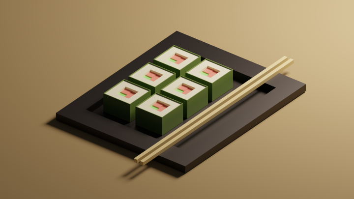Роллы LowPoly