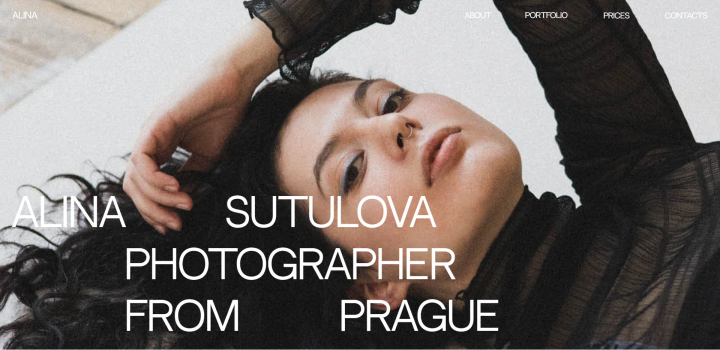 Сайт для фотографа