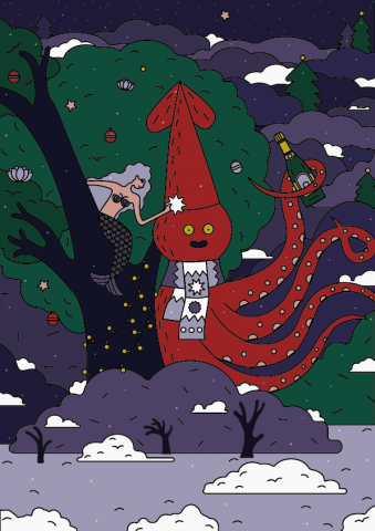 Новогодняя открытка