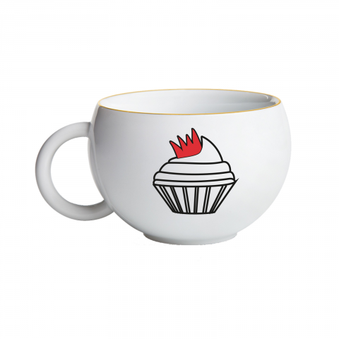 Мокап с разработанным логотипом