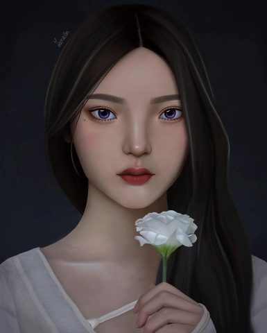 Персонаж с фоном