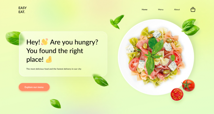Сайт доставки еды Eat Easy