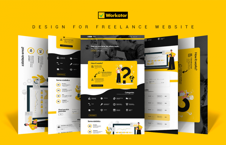 Landing page designe