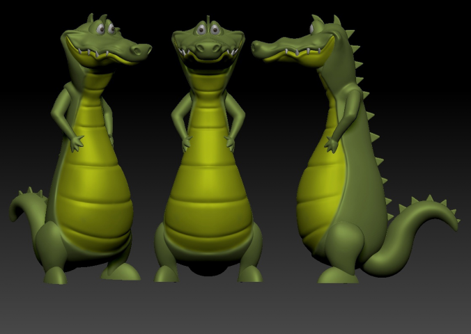 кракодил  стилезация