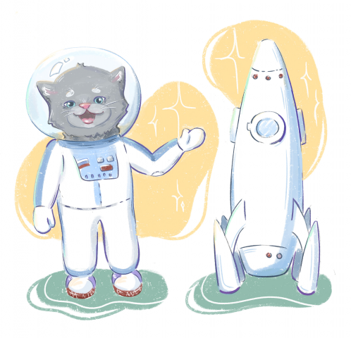 Кот космонавт 3
