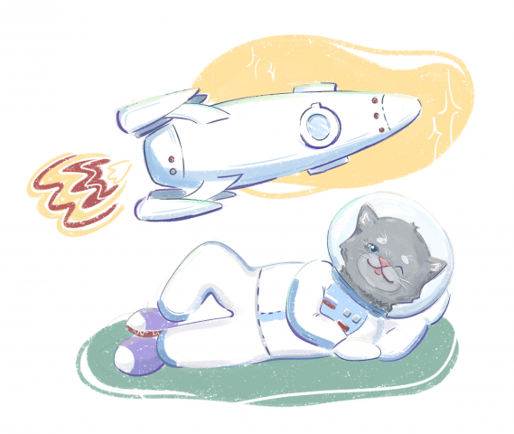 Кот космонавт 2
