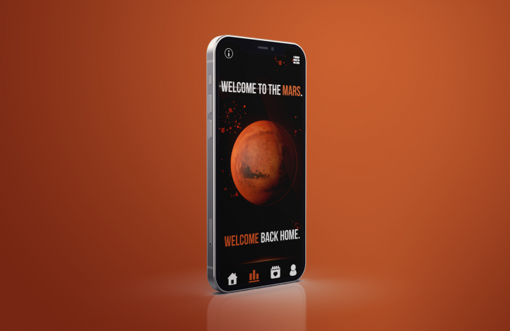 Мокап интерфейса Марс.