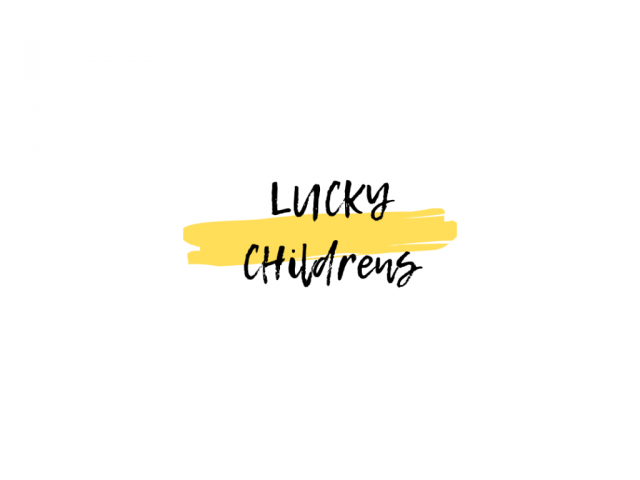 Логотип для магазина детской одежды "Lucky childrens"