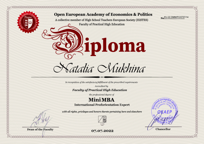 Комплексное профессиональное ориентирование (консультирование)