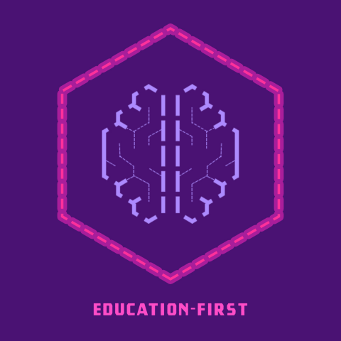 Логотип для команды "Education-First" на технологический конкурс