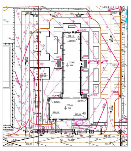 План организации рельефа