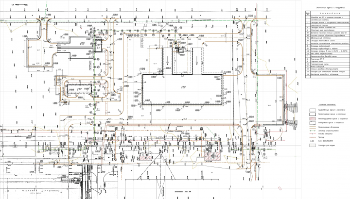 Разбивочный план