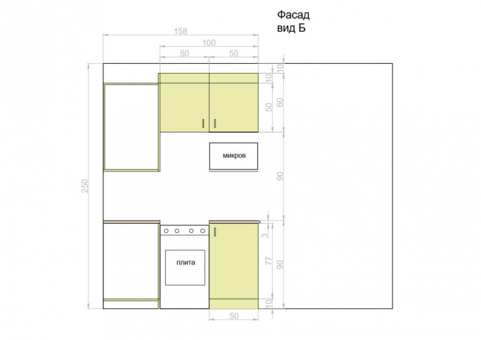 Проектирование кухонных шкафов