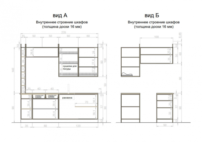Кухонные шкафы