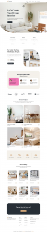 Interior landing page