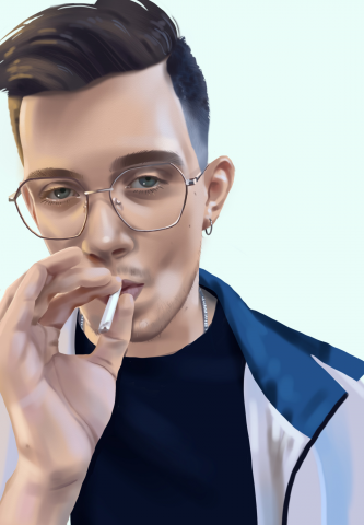 Парень в очках