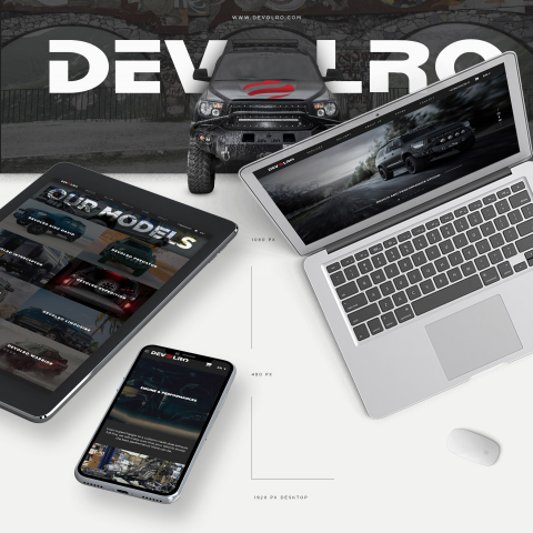 devolro.com Корпоративный сайт под ключ со встроенным магазином